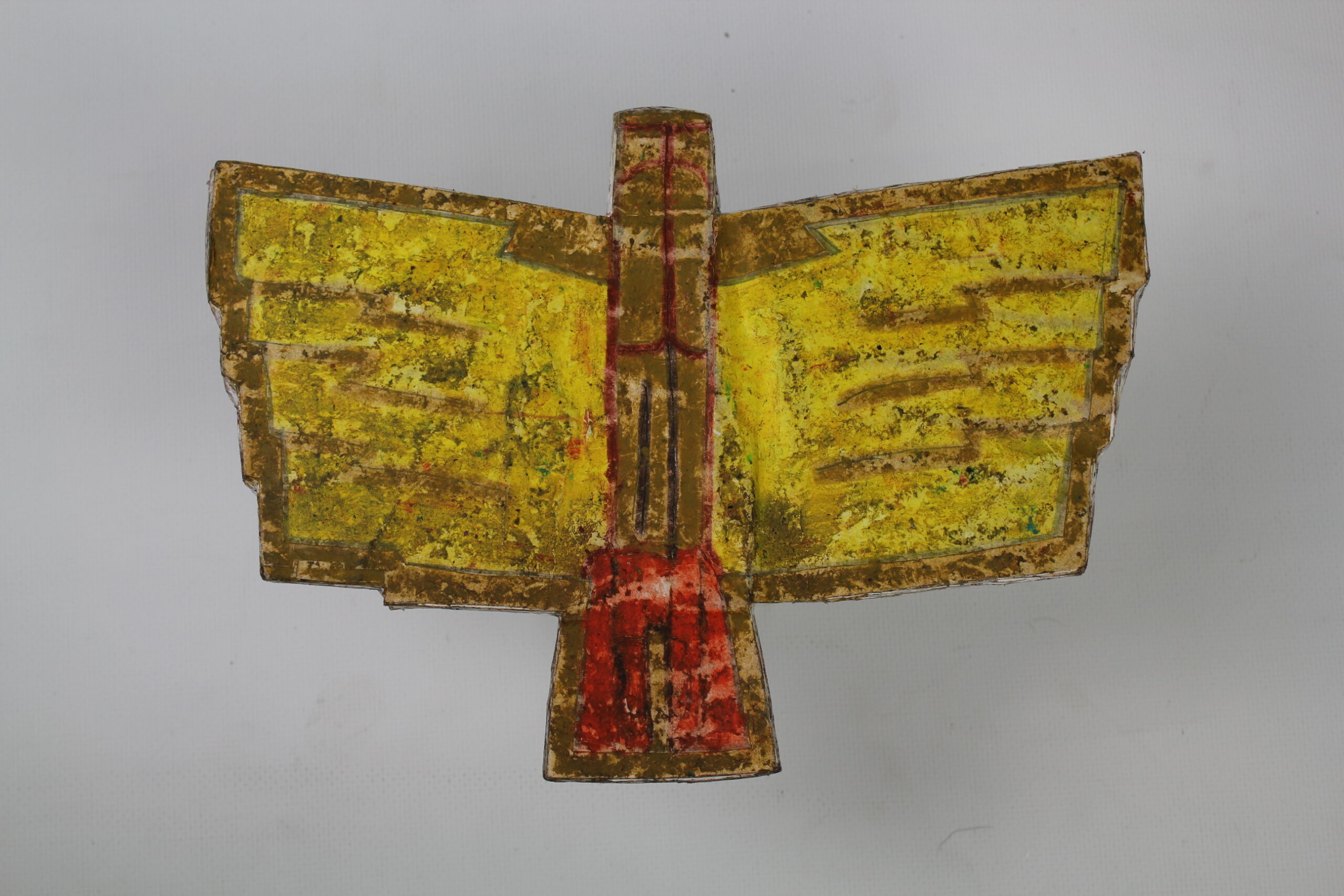 コピー用紙、糊、クレヨン　180×260×4